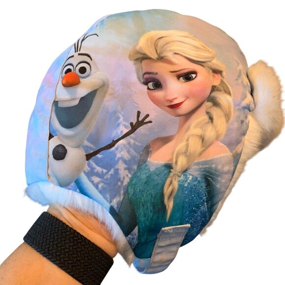 H&M Other - H&M X DISNEY Elsa Olaf Winter Hat Girls 2-4 Disney Frozen Faux Fur Toddler Girl